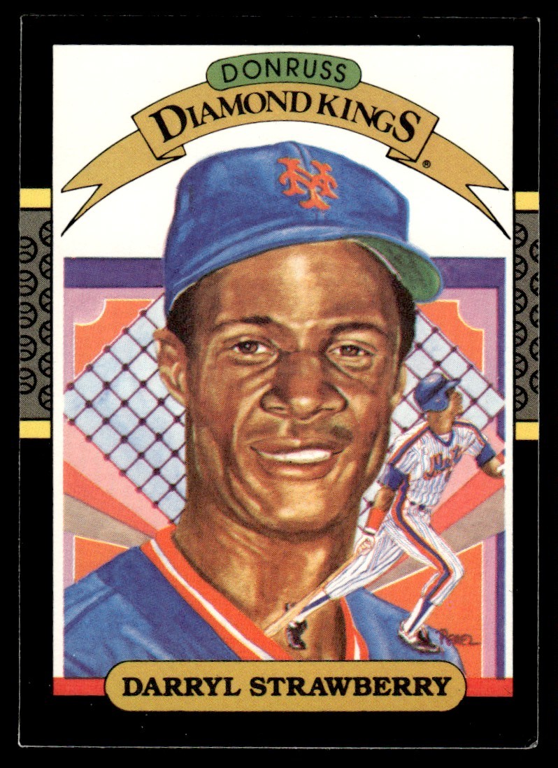 1987 Donruss Diamond Kings Darryl Strawberry #4
