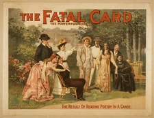 The fatal card the powerful drama : by Haddon Chambers & B.C. Stephenson.