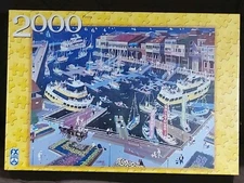 FX Schmid 2000 Piece Puzzle "Pier 39" Alexander Chen, Artist-NEW