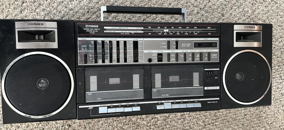Ghettoblaster FISHER PH845L – Boombox Vintage Années 80/90 (occasion)