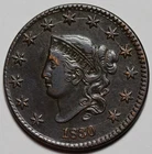 1830-P Large Cent — photo from another recent sale