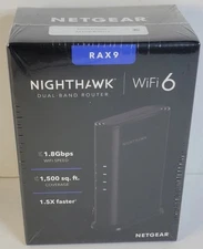 NETGEAR Nighthawk AX1800 WiFi 6 Router 1.8Gbps RAX9 New 