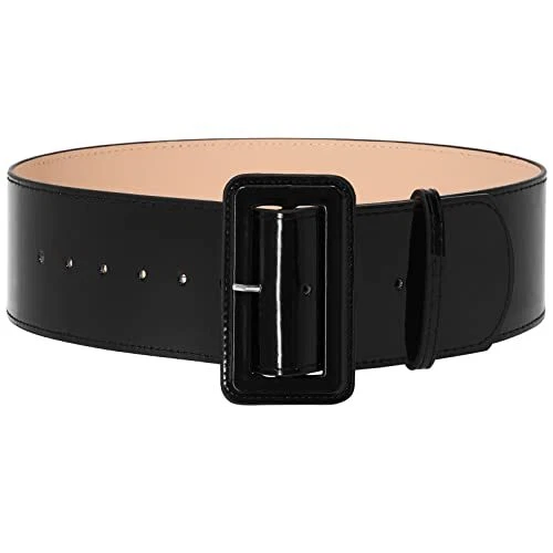 Patent Leather Wide Belts for Women for sale | eBay display picture 1