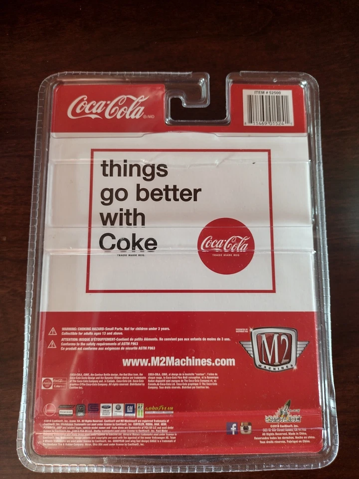 M2 MACHINES RAW CHASE Coca-Cola 1965 Ford Econoline Delivery Van 1/250 - Image 2 of 2