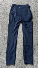 Lululemon Womens Align Leggings 24” Size 2 Blue Activewear Yoga