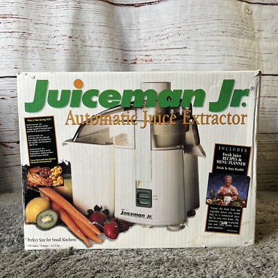 New Old Stock Juiceman Jr Automatic Fruit Juice Extractor Juicer Electronic