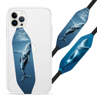 Universal Phone Grip Straps for Secure Handling |Reversible - Sea Creatures