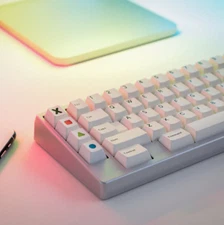 RAMA WORKS x GMK Minimal Artisan MX Keycap for Mechanical Keyboards - Alu / PVD