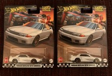 Hot Wheels Premium Boulevard Nissan Skyline GT-R BNR32 White    HTF