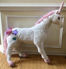 Melissa  Doug Giant Jumbo UNICORN Stuffed Animal 36"x36" Large Plush Mascot
