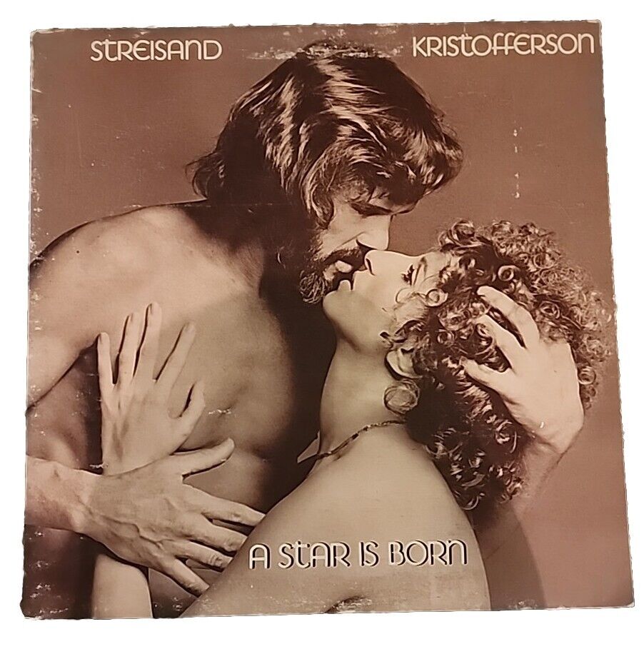 A Star Is Born Barbra Streisand Kris Kristofferson LP 1976 Columbia  JS34403 