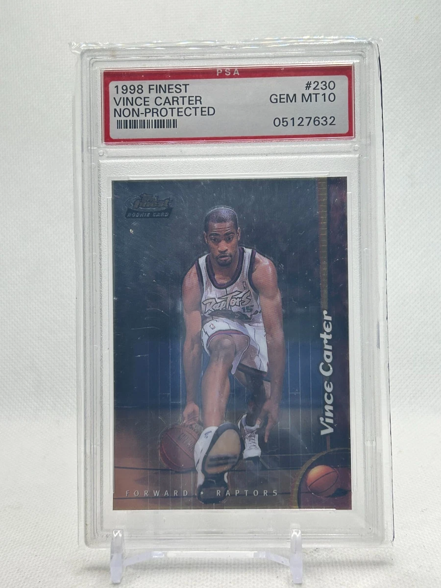 Vince Carter Basketball Grade 10 Rookie Sports Trading Cards