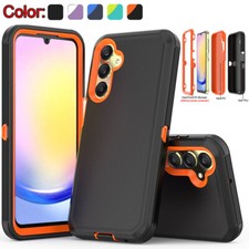 For Samsung Galaxy A14 A15 A23 A25 A32 A33 5G Shockproof Case Cover/Clip Belt