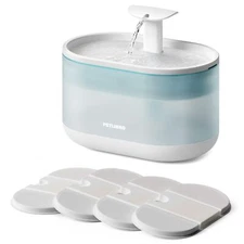 PETLIBRO Cat Water Fountain Ultra Quiet with Two Flow Modes, Large-Size Filte...