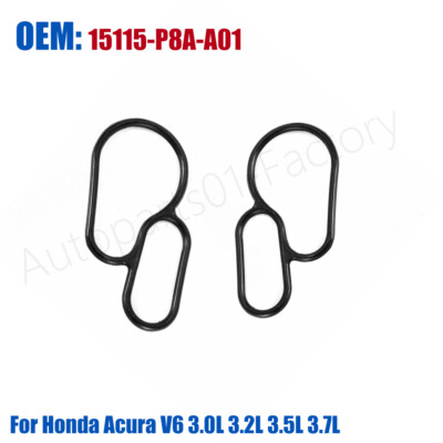 Set of 2PCS Engine Oil Pump O-Ring Gasket For Honda Acura V6 3.0L 3.2L 3.5L 3.7L