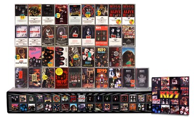 KISS 紙ジャケット 8枚セット、BOX付き KISS - 15 NEW, SEALED cassette tapes in a custom, box set lot | eBay