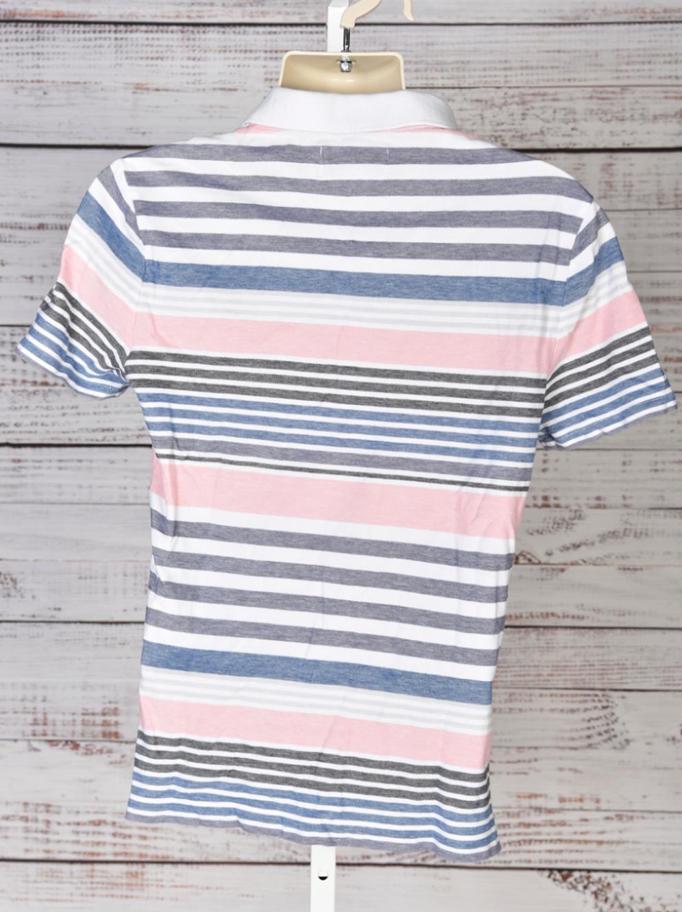 Penguin Heritage Men's Slim Fit Striped Athletic Preppy Golf Shirt Size M image 2