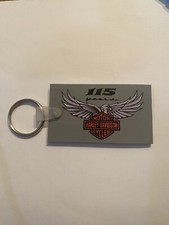 Harley Davidson 115th Anniversary Eagle Bar & Shield Keychain New