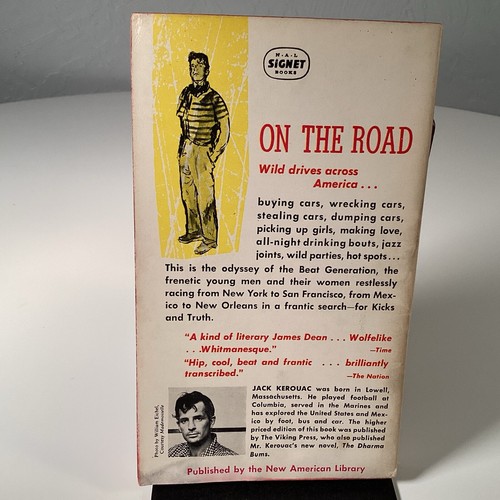 On The Road By Jack Kerouac 1958 Vintage Paperback First Signet Printing Beats - Picture 3 of 8