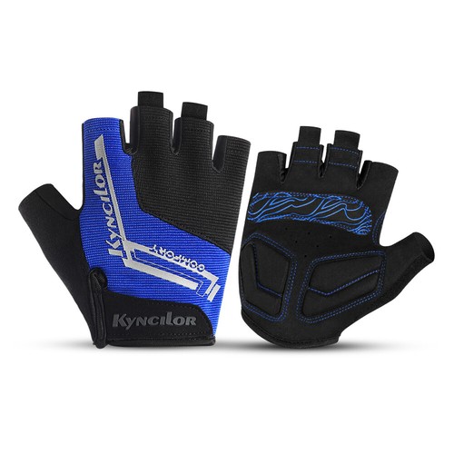 Half Finger Gloves Motorcycle Cycling Anti-slip Mittens MTB Fingerless Gloves US - 第 25/29 張圖片