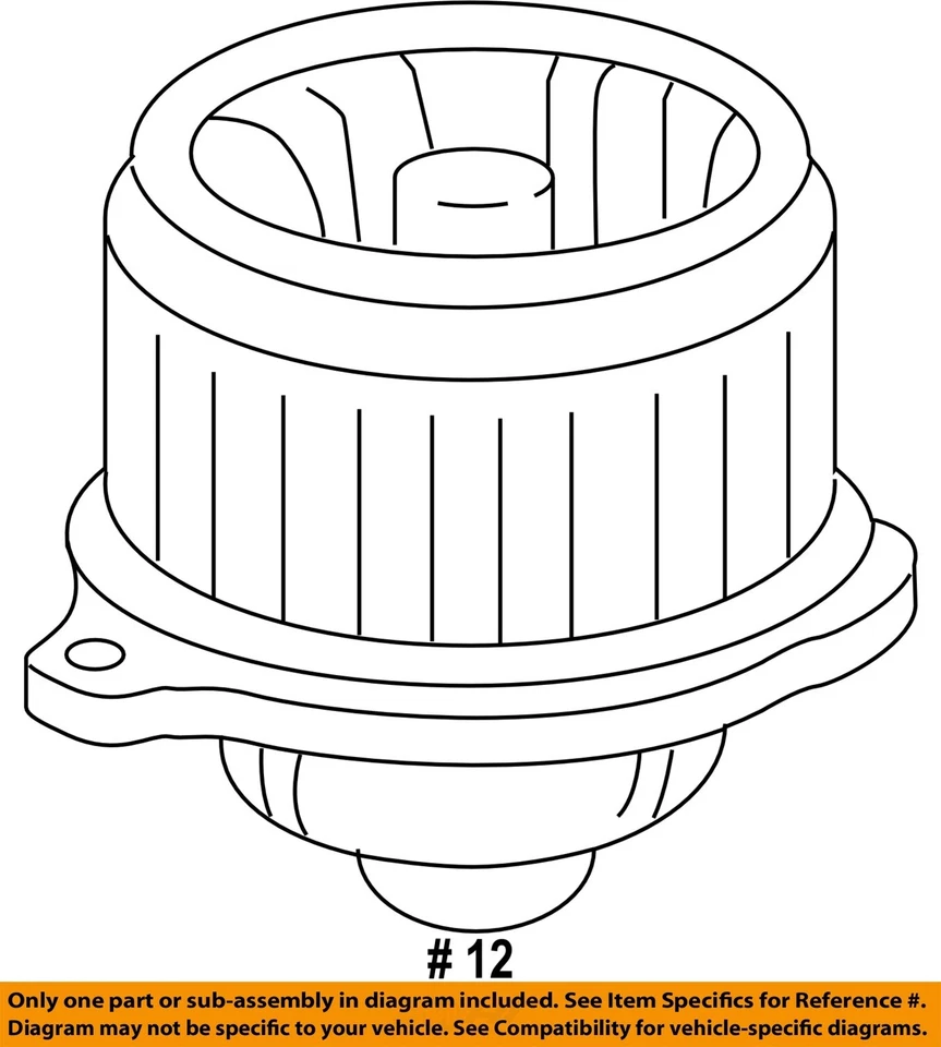 Motor de soprador HVAC usado serve: 2004 Toyota Matrix grau A - Imagem 4 de 4