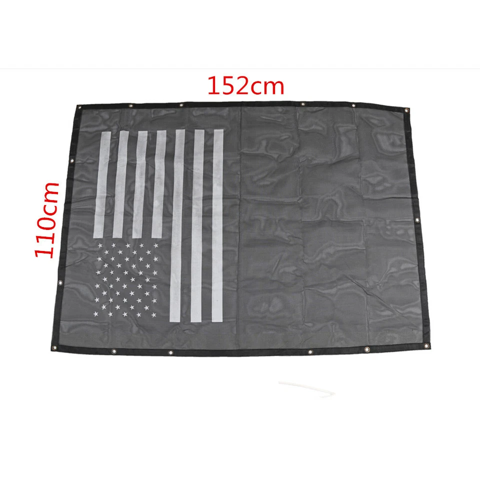 Car 4 Door Sun Shade Eclipse Top Cover Star Roof Mesh Provides UV Protection 18  - Imagem 3 de 4