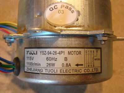 Fan Motor for Air Conditioner YSZ-94-26-4P1 115V 26W | eBay