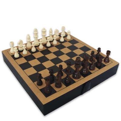 American Classic Hand Carved King s Gambit Strategic Chess Set