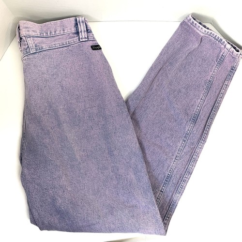 Pink/Purple Acid Wash Mom Jeans Size 
