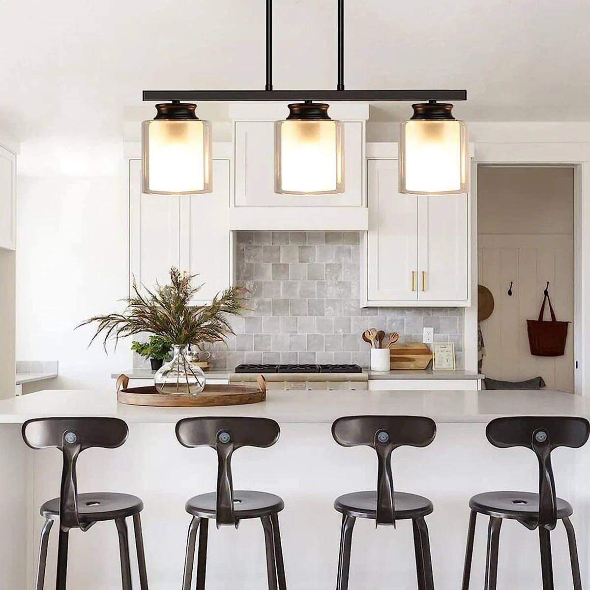 Farmhouse Pendant Light 3 4 Lights Chandeliers Kitchen Island