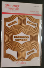 SPELLBINDERS Glimmer Die of Month Club Elliptical Weave GOM-JAN25