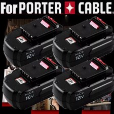 4Pack 18V 4.5Ah Replace Battery for Porter Cable PC18B 18-Volt Cordless Tools
