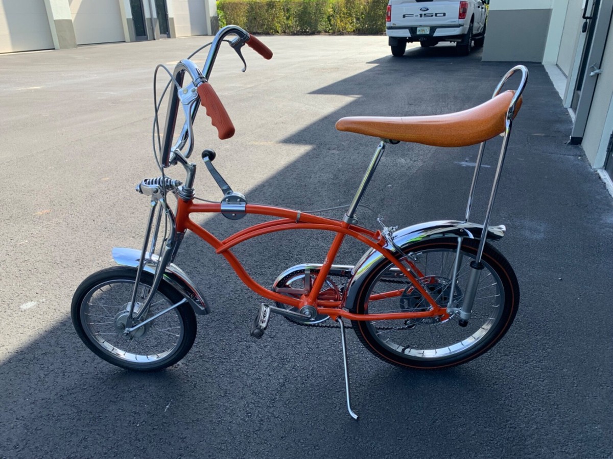 1969 schwinn orange crate bicycle