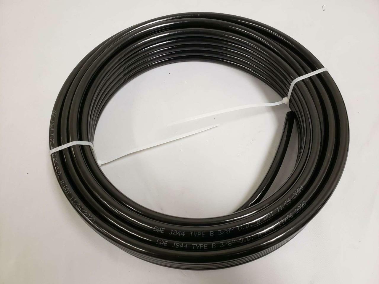 50 FT 3/8" OD DOT Approved Nylon Reinforced Airline Air Brake Hose 50