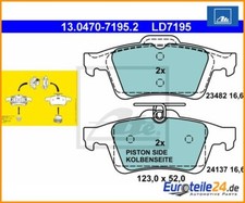 Bremsbelagsatz, Scheibenbremse ATE Ceramic ATE 13.0470-7195.2