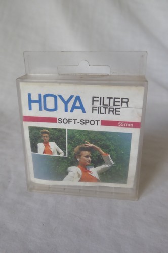 HOYA 55mm SOFT SPOT SPECIAL EFFECTS FILTER Clear & Opaque Glass Elements in Box - Picture 7 of 9