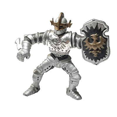 Dragon force silver medieval Knight action Figure toy 1995 Chap Mei 1995 armor