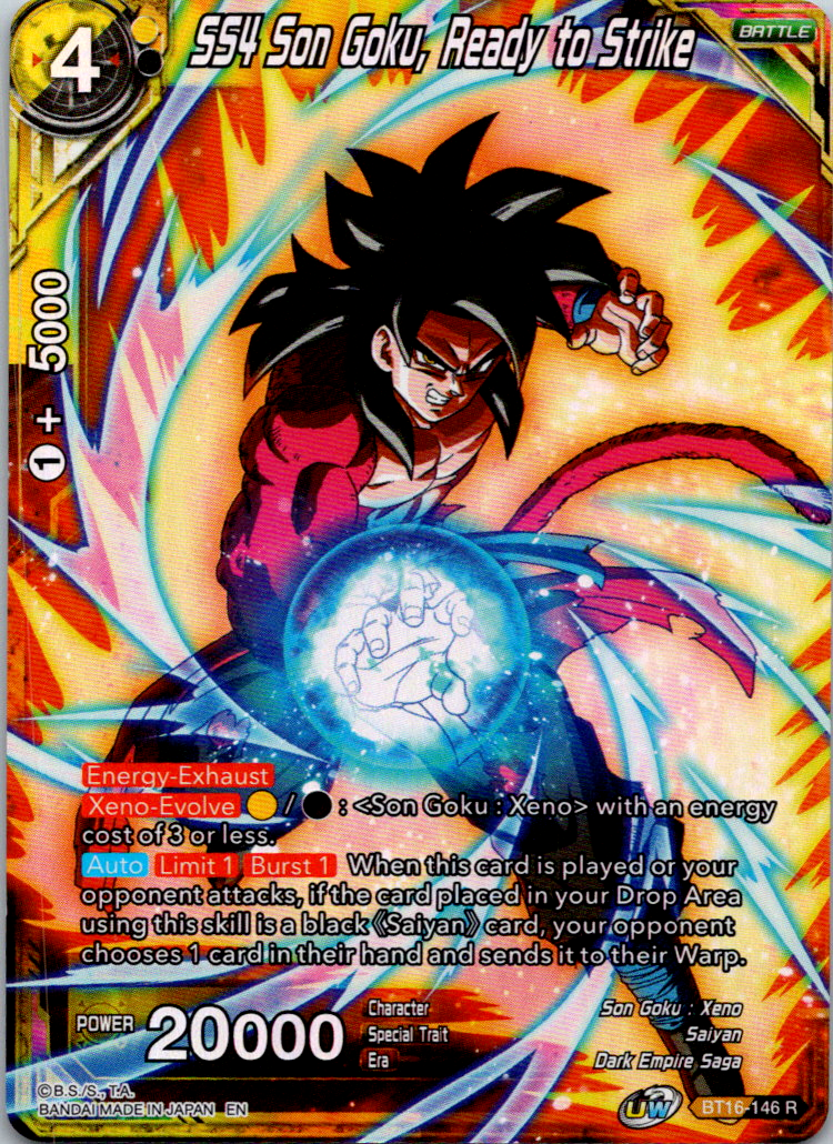 dragon ball super card game super saiyan 4 goku Super Saiyan 4 Goku Dragon Ball Card Collection  Rare Japan Cards