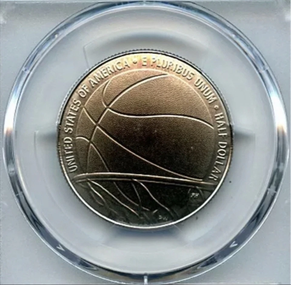 RARE POP-10 IN THE WORLD Clyde Drexler FDOI 2020 D MS70 HOF PCGS 50c - Image 4 of 4