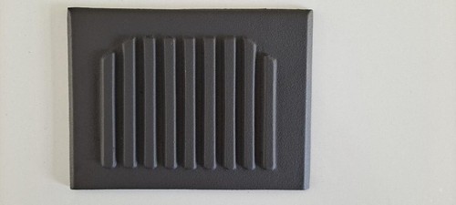 CAST IRON BACK BRICK PLATE FOR GALLERY FIRES LYTTON BOLTON CELTIC CROWN JUBILEE - Picture 1 of 3