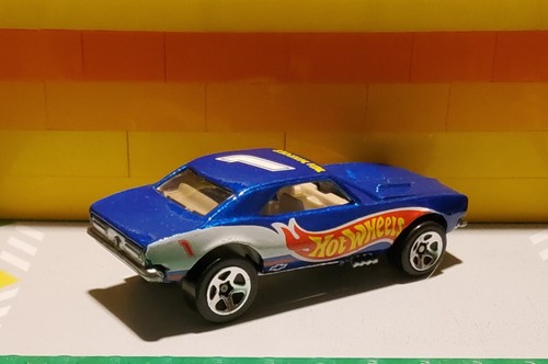 1998 Hot Wheels '67 Camaro Race Team IV Series #725 Blue Loose - Picture 2 of 3