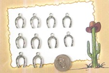 SALE-20 TIBET SILVER "HORSESHOE" CHARMS CUTE