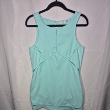 TOBI Women's Small Cut Outs Of Dress Body  Sleeveless S, Turquoise, with pockets