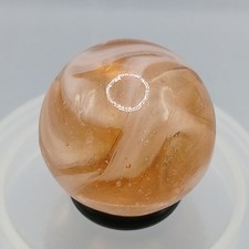 .64" Vintage CAC Christensen Alley Champion Peach Swirl Marble- Q103