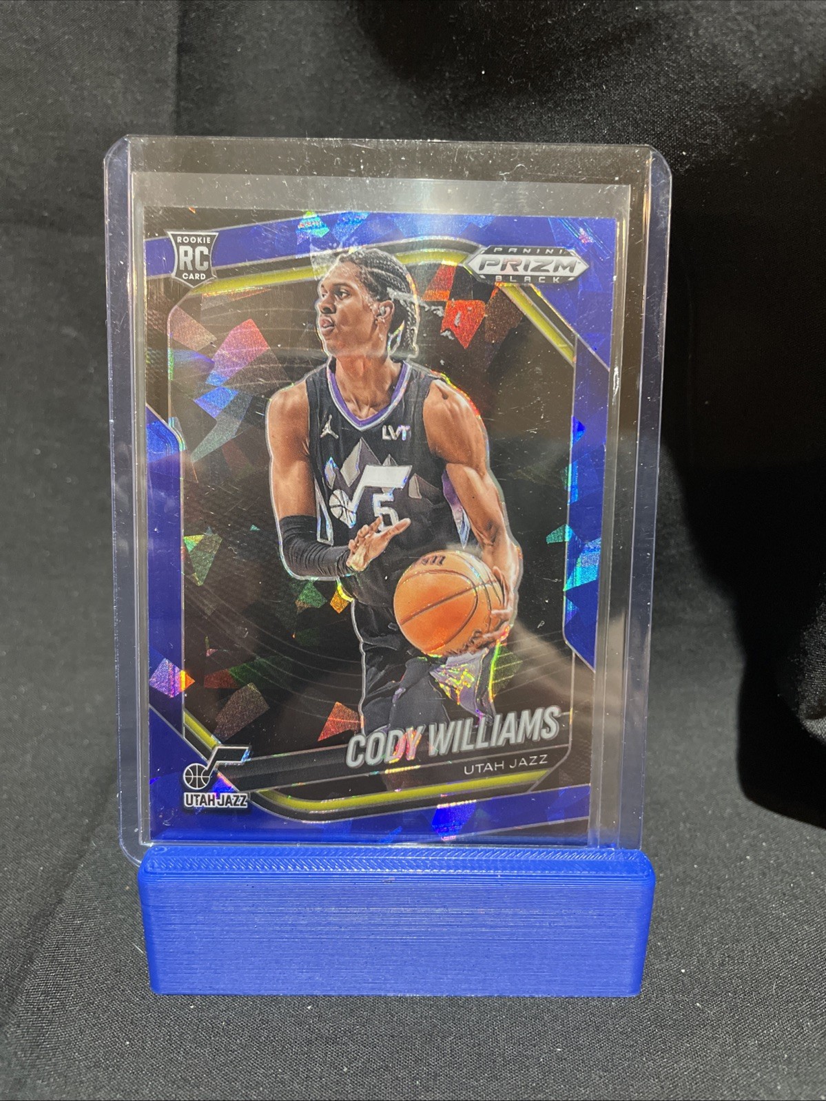 2024-25 Panini Prizm - Cody Williams #232 Blue Ice Prizm /125 (RC)