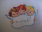 1950s vintage greeting card CHRISTMAS Singing Angels — photo 5