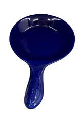 Vintage Cobalt Blue China Fish Handled Single Serving Dishes *Check Description