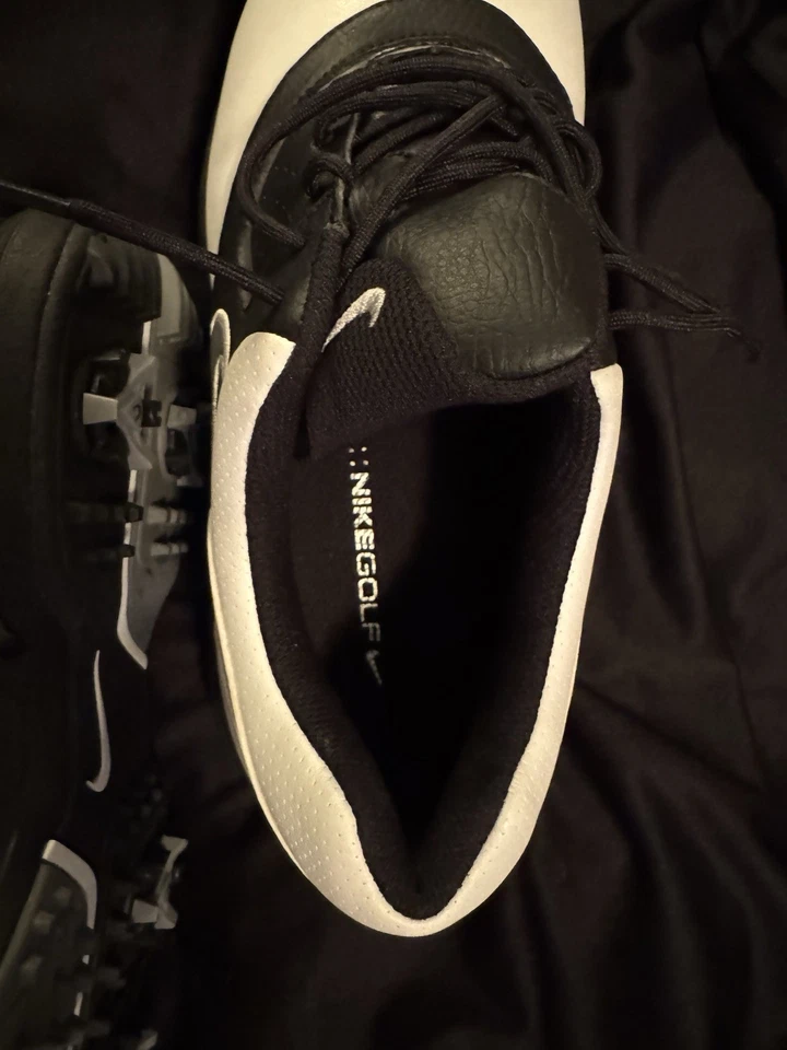 NEW Nike Golf Shoe Men’s Size 9 SP4 White & Brown Shoes 312358-112 EU 42.5 - Image 4 of 4