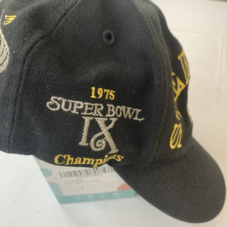Boné Snapback Vintage Pittsburgh Steelers 4 Vezes Campeões do Super Bowl Annco - Imagem 4 de 4
