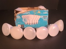 EcoSmart 65/9W Equivalent Daylight White BR30 Dimmable LED Light Bulb 6 pack